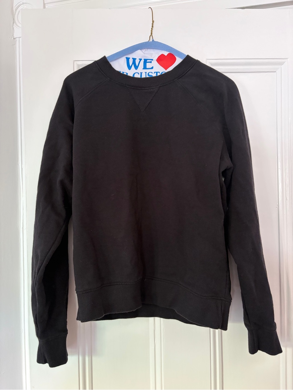 Pact Black 100% Organic Cotton Sweatshirt Size Large